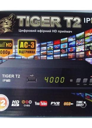 Т2 ресивер тюнер tiger+ internet+ megоgo+навчальний пульт