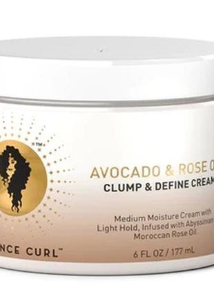 Незмивний крем для кучерів  - bounce curl, avocado & rose oil clump and define cream5 фото
