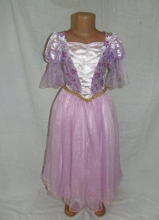 Карнавальное платье рапунцель на 6-7 лет