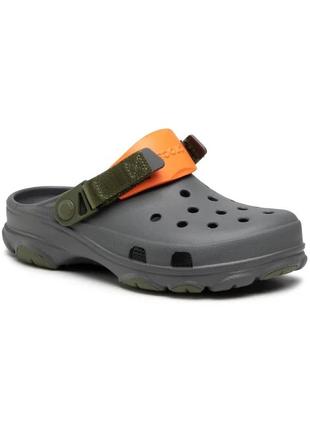 Крокси crocs all terran clog sport casual літні пляжні нові оригінал темні2 фото