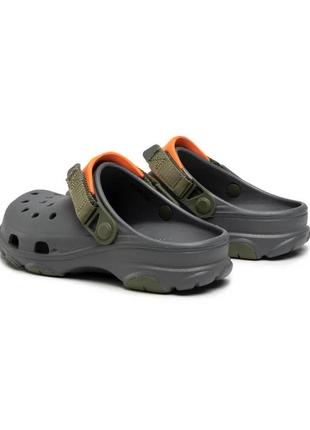 Крокси crocs all terran clog sport casual літні пляжні нові оригінал темні4 фото