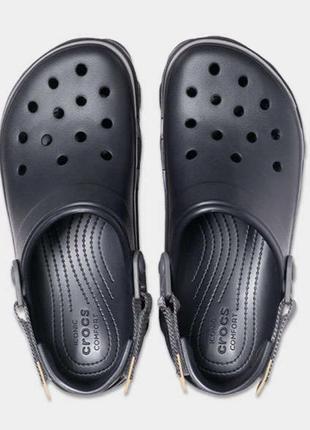Крокси crocs all terran clog sport casual літні пляжні нові оригінал темні9 фото