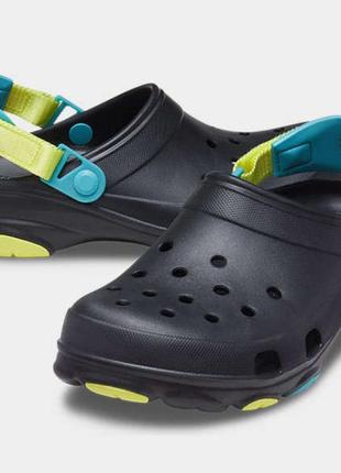 Крокси crocs all terran clog sport casual літні пляжні нові оригінал темні10 фото