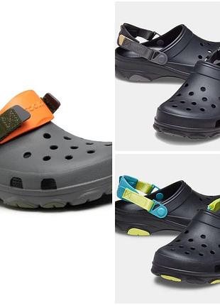 Крокси crocs all terran clog sport casual літні пляжні нові оригінал темні