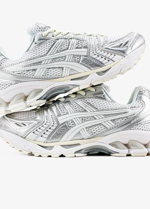 Мужские кроссовки asics gel-kayano 14 white silver 41-42-44-45