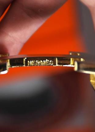Hermes h belt buckle ремень пояс двухсторонний кожаный унисекс. франция. 115 см./4 см.5 фото