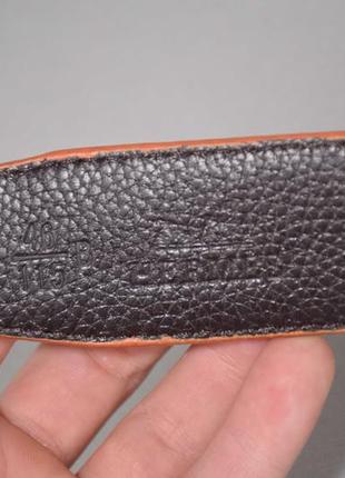 Hermes h belt buckle ремень пояс двухсторонний кожаный унисекс. франция. 115 см./4 см.7 фото