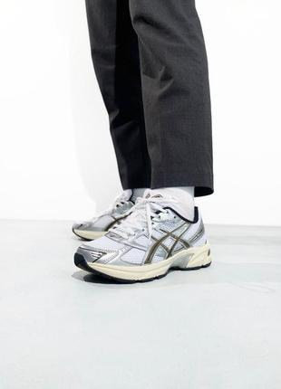 Asics gel-1130 white/silver/brown