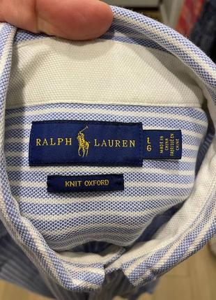 Акція 🎁 стильна сорочка ralph lauren knit oxford в смужку massimo dutti uniqlo6 фото