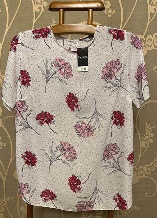Очень красивая и стильная брендовая блузка в цветах 22.6 фото
