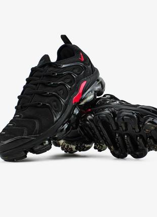 Кроссовки nike air vapormax plus "black/red"