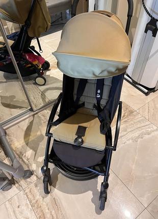 Прогулочная коляска babyzen yoyo с 6 месяцев toffee (шаси black)