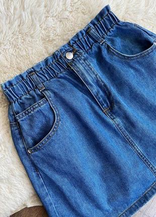 F&amp;f подростковая джинсовая юбка3 фото