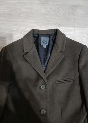 Классическое шерстяное пальто calvin klein3 фото