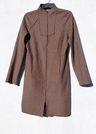 Стильное тонкое шерстяное пальто кардиган vero moda