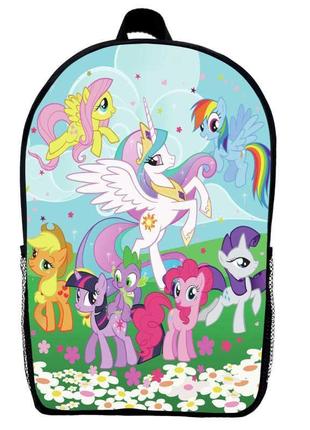Рюкзак мой маленький пони детский (gear bag my little pony mini 05) черный, 29 х 21 х 9 см