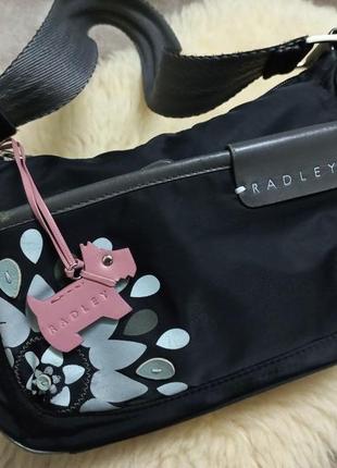 Сумка багет текстильжен.radley англии