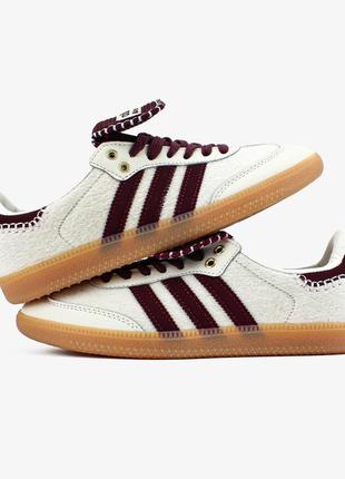 Кросівки adidas samba pony tonal wales bonner "cream white"