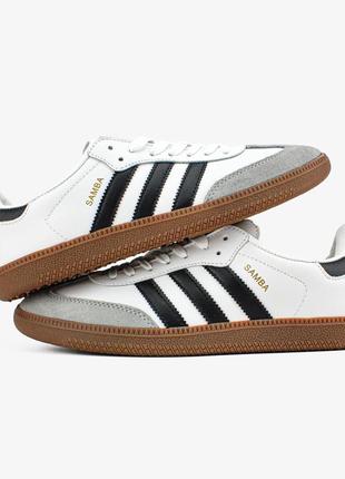 Кросівки adidas samba og 'white black gum'