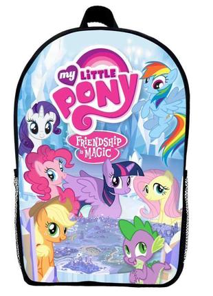 Рюкзак мой маленький пони детский (gear bag my little pony mini 08) черный, 29 х 21 х 9 см