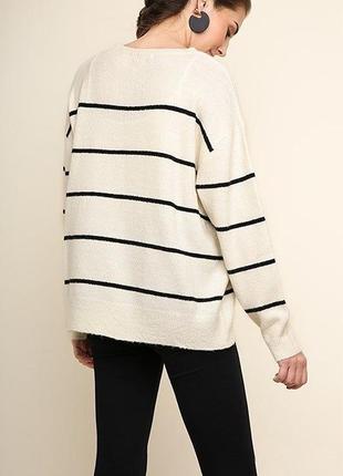 Легкий светр у смужку h&m