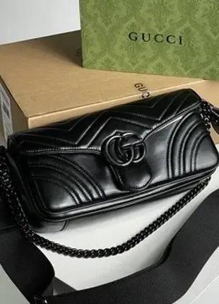 💎🔥 сумка в стиле gucci marmont medium shoulder bag total black