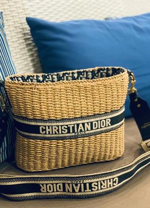 Сумка корзины в стиле christian dior2 фото