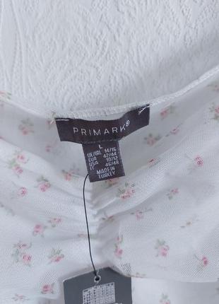Милая блуза сетка в цветочный принт4 фото