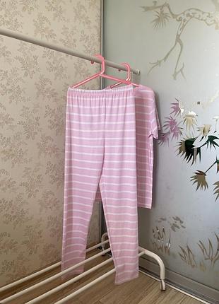 Primark пижама в полоску полоска футболка3 фото