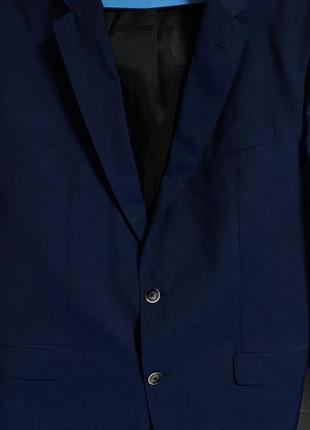 Піджак чоловічий синього кольору hugo boss оригінал3 фото