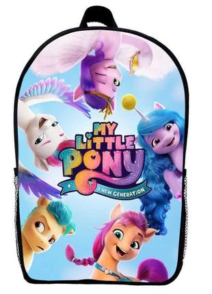 Рюкзак мой маленький пони детский (gear bag my little pony mini 01) черный, 29 х 21 х 9 см