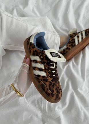Кеды женские adidas LOW wales bonner leopard