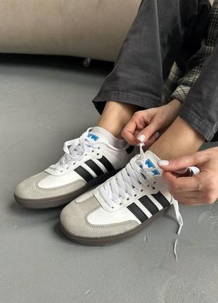 Женские кроссовки adidas samba white