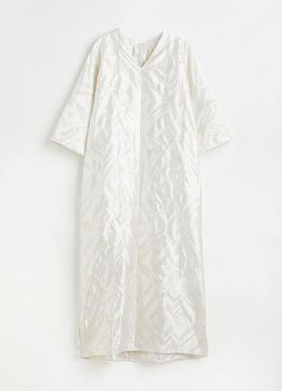 Платье-кафтан из жаккардовой ткани h&m,p.xs-s-m7 фото