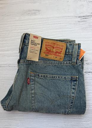 Мужские джинсы levis 502 regular taper stretch w29 l30