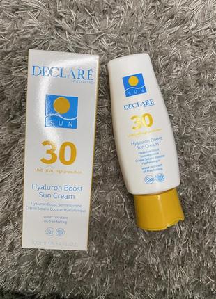 Declaré hyaluron boost sun зволожуючий крем для засмаги spf 302 фото