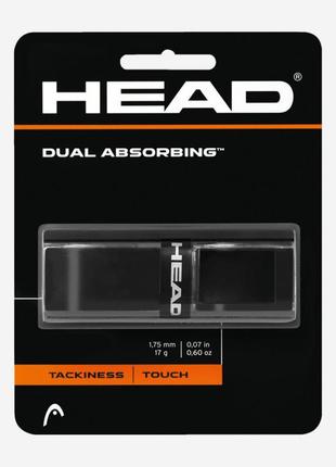 Ручка head dual absorbing grip, dozen black (285-034)