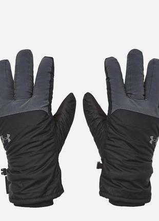 Рукавички ua storm insulated gloves чорний чол m 1373096-001 m