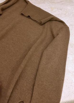 Светр гольф з кашеміру брендовий weekend max mara camel cashmere high neck sweater оригінал. size s