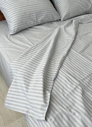 Комплект постельного белья в полоску modalita5 фото