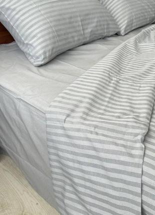 Комплект постельного белья в полоску modalita3 фото