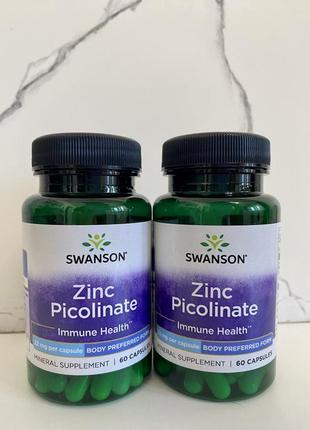 Swanson, піколінат цинку, 22 мг, 60 капсул1 фото