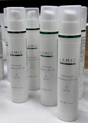 Крем-гель для обличчя сонцезахисний lamic cosmetici crema-gel spf 50