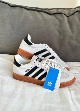 Adidas spezial handball white  black