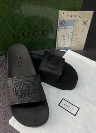 Мужские тапки gucci