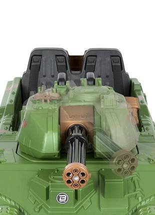 Дитячий електромобіль танк bambi racer m 4862br-5 до 30 кг9 фото