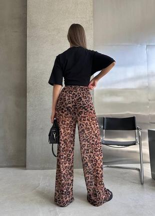 Трендові штани брюки леопард та зебра7 фото