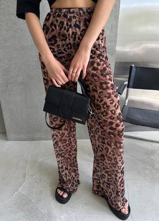Трендові штани брюки леопард та зебра10 фото
