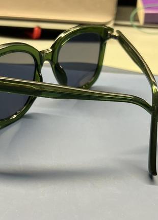 Нові сонячні окуляри темно зелені прямокутні круглі a.kjaerbede massimo cos & other stories8 фото