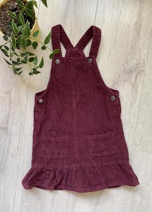 🐯вельветовий сарафан tu 3,4 роки